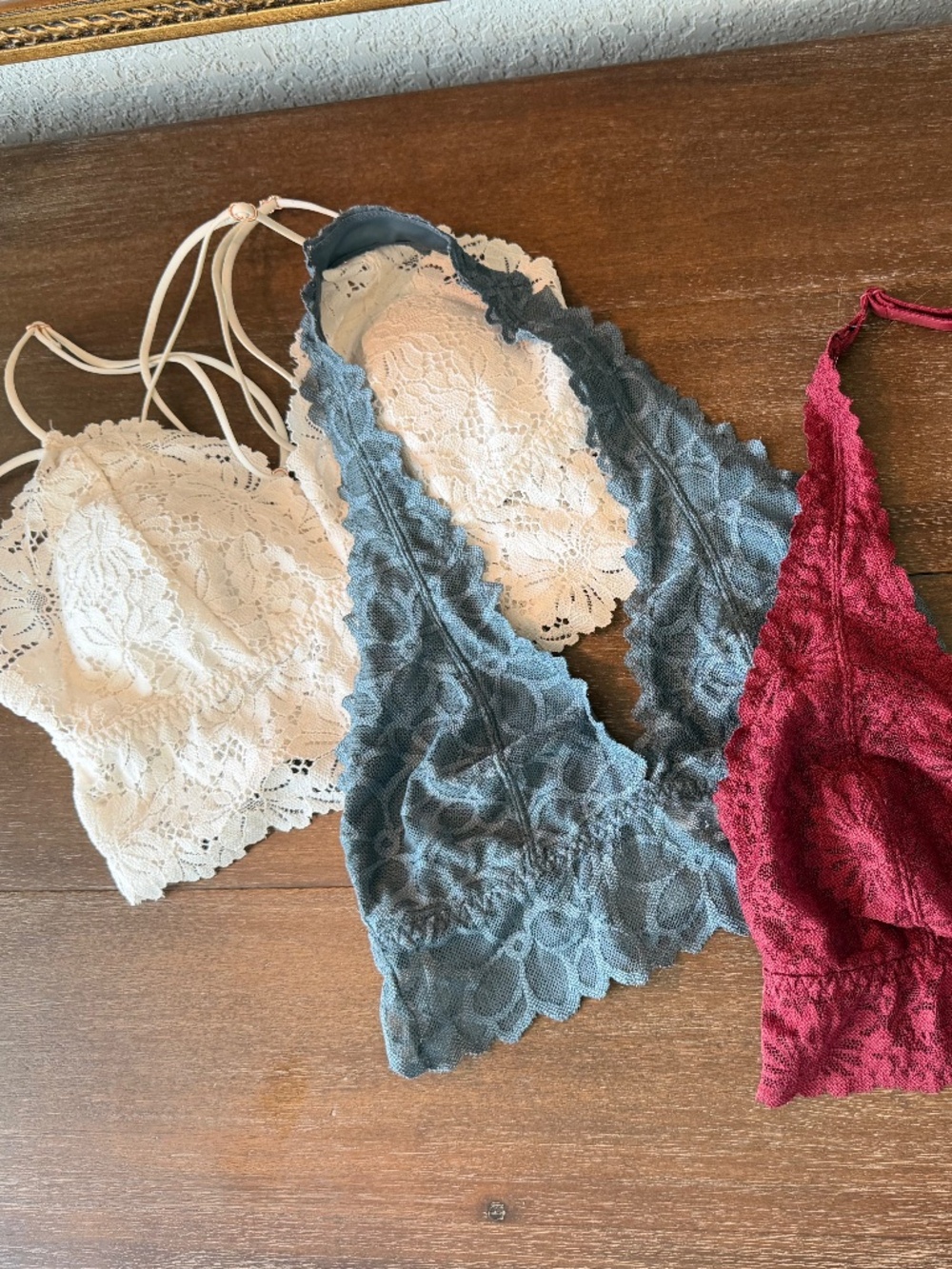 Victoria’s Secret PINK Bralette Lot Lace Strappy Comfort Sexy Romantic XS-M